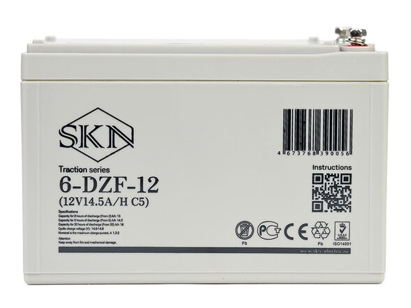 Тяговый аккумулятор SKN 6-DZF-12 (12V14.5A/H C5)