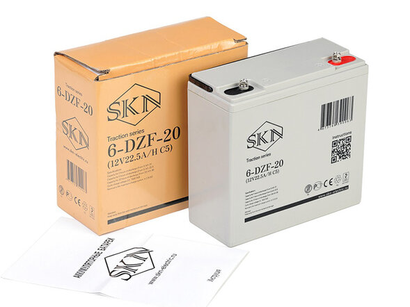 Тяговый аккумулятор SKN 6-DZF-20 (12V22.5A/H C5)