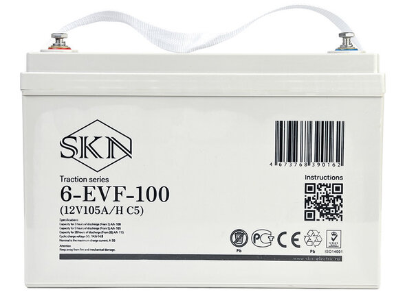 Тяговый аккумулятор SKN 6-EVF-100 (12V105A/H C5)