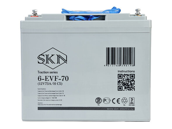 Тяговый аккумулятор SKN 6-EVF-70 (12V73A/H C5)