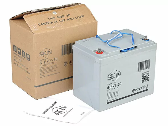 Аккумулятор тяговый SKN 6-EVF-70 (12V73A/H C5)