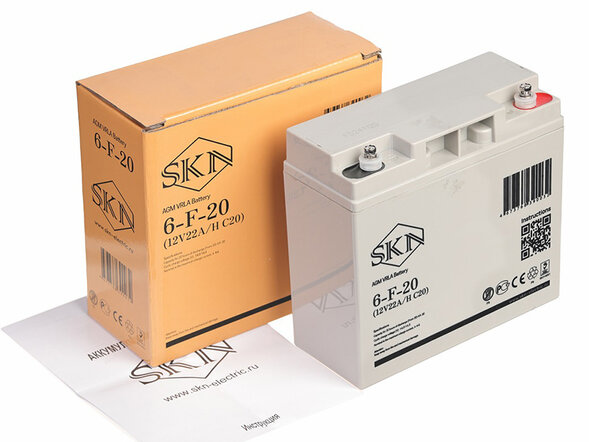 Аккумулятор для ИБП SKN 6-F-20 (12V20A/H C20)
