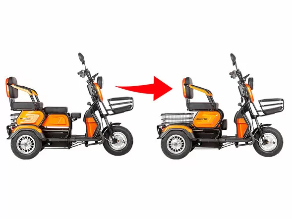 Электротрицикл Gelbert Caf 48V/60V 600W