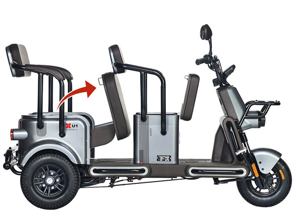 Электротрицикл Wanshida U1-X 60V 800W