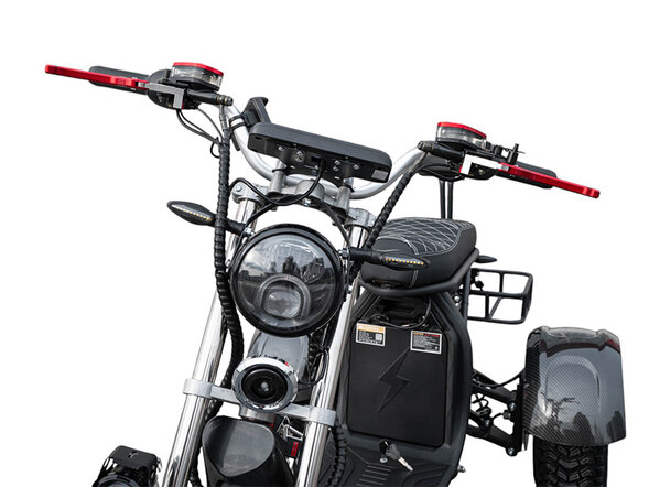 Трехколесный электроскутер Elektrix X12 PRO TRIKE