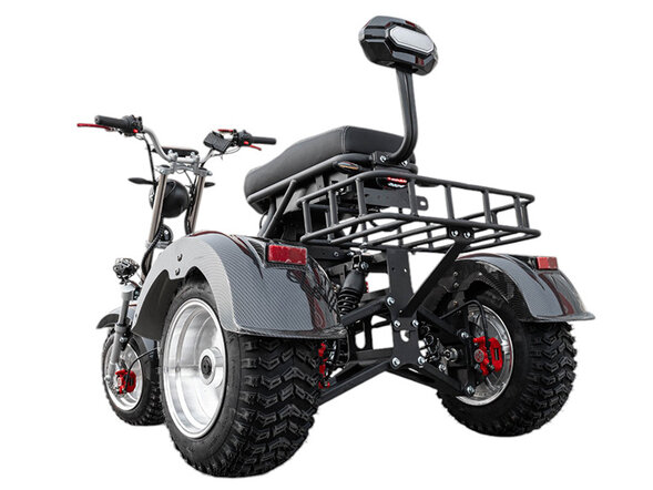 Трехколесный электроскутер Elektrix X12 PRO TRIKE
