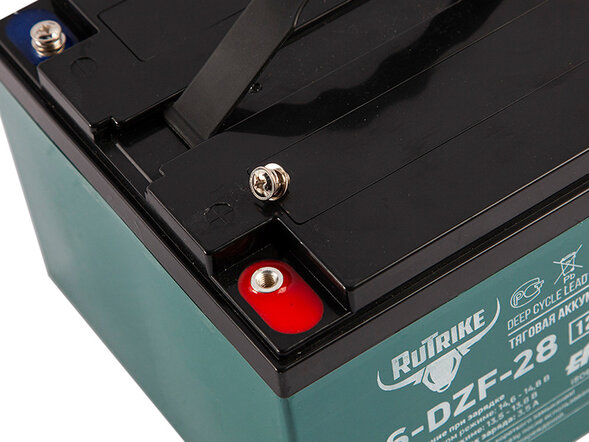 Тяговый аккумулятор RuTrike 6-DZF-28 (12V28A/H C3)
