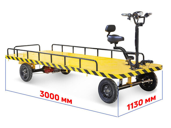 Платформенная тележка электрическая RuTrike СКЛАД 3000