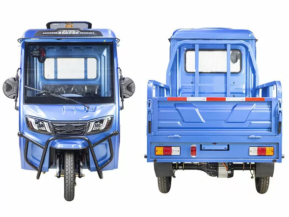 Грузовой электротрицикл Rutrike КАРГО Кабина обогрев 1500 60V1000W