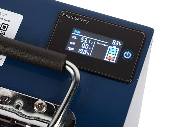 Аккумуляторная батарея литиевая Gelbert LiFePO4 (48V/24Ah/30А) BT/Display