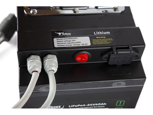 Тяговый аккумулятор Rutrike LiFePO4 24V40Ah (50A)