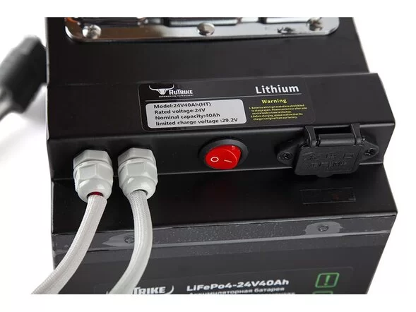 Тяговый аккумулятор Rutrike LiFePO4 24V40Ah (50A)