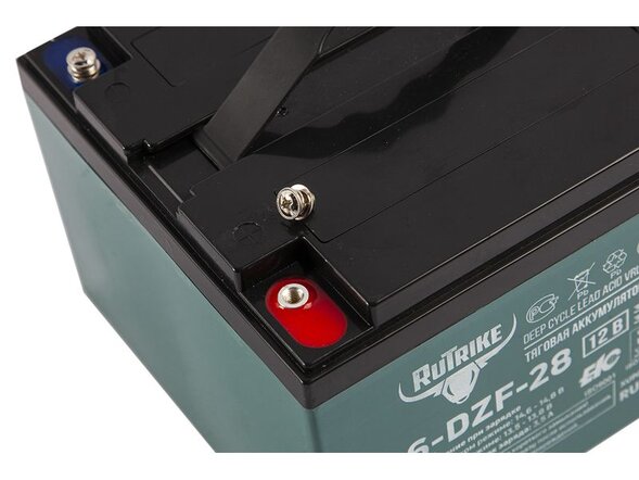 Тяговый гелевый аккумулятор RuTrike 6-DZF-28 (12V28A/H C3)