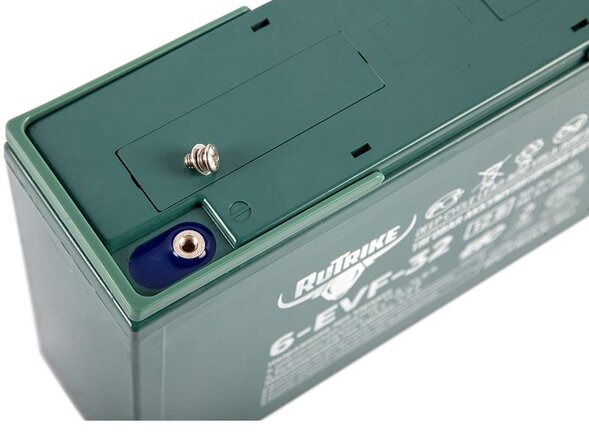 Тяговый гелевый аккумулятор RuTrike 6-EVF-32 (12V32A/H C3)
