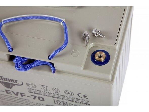Тяговый аккумулятор RuTrike 6-EVF-70 (12V70A/H C3)