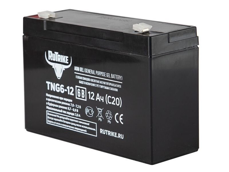 Аккумуляторная батарея RuTrike TNG6-12 (6V12A/H C20)