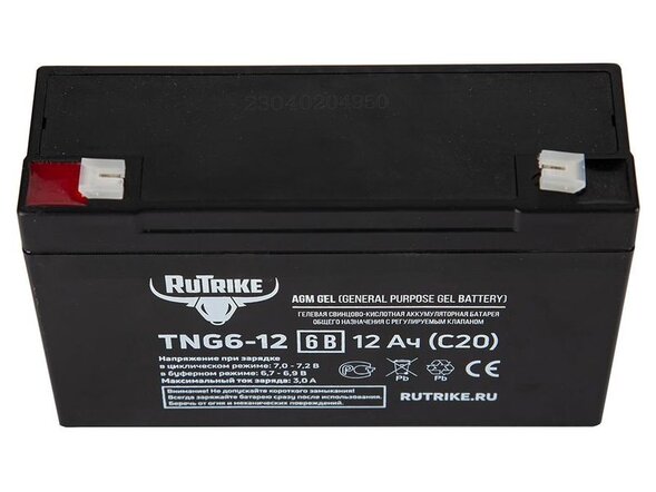 Аккумуляторная батарея RuTrike TNG6-12 (6V12A/H C20)