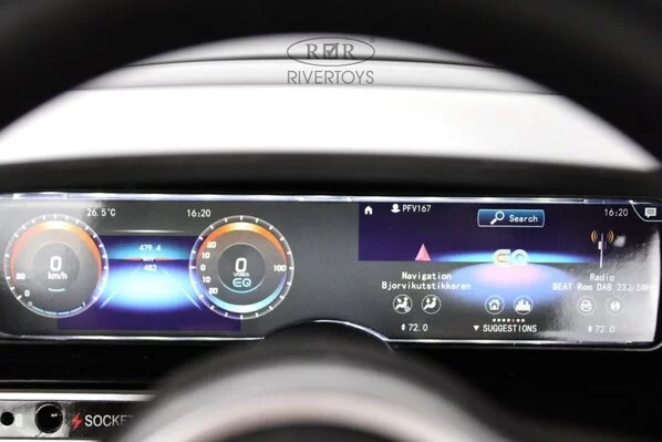 Детский электромобиль Mercedes-Benz EQC 400 (HL378) Лицензия