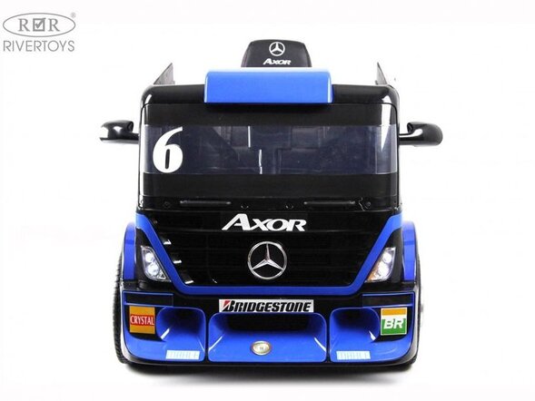 Детский электромобиль Mercedes-Benz Axor с прицепом (H777HH)