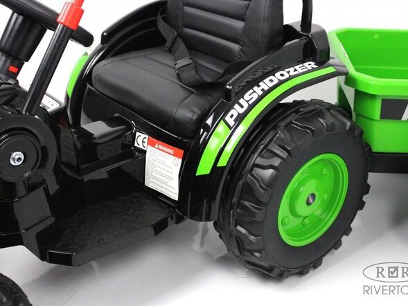 Детский электромобиль трактор-погрузчик с прицепом HL395