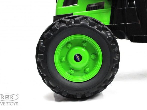 Детский электромобиль трактор-погрузчик с прицепом HL395