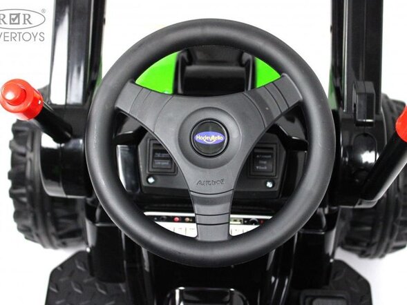 Детский электромобиль трактор-погрузчик с прицепом HL395