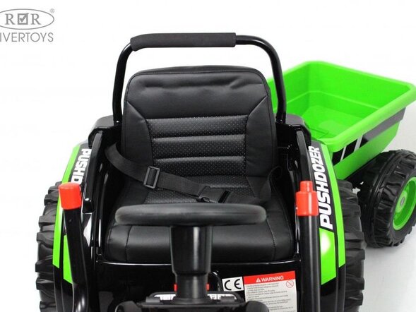 Детский электромобиль трактор-погрузчик с прицепом HL395