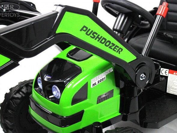 Детский электромобиль трактор-погрузчик с прицепом HL395