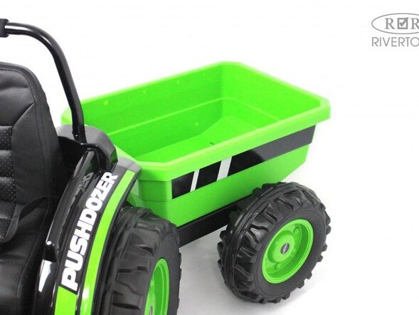 Детский электромобиль трактор-погрузчик с прицепом HL395