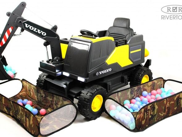 Детский электромобиль трактор Volvo (Y444YY) Лицензия