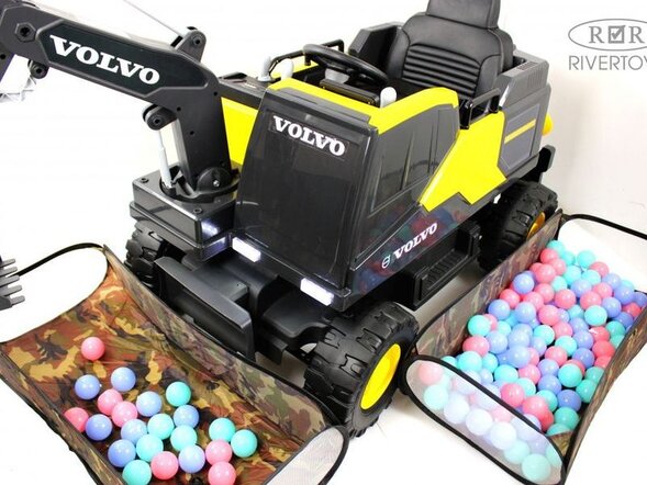 Детский электромобиль трактор Volvo (Y444YY) Лицензия