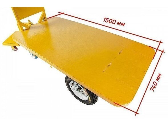 Платформенная электротележка RuTrike ПЛИТА 1500