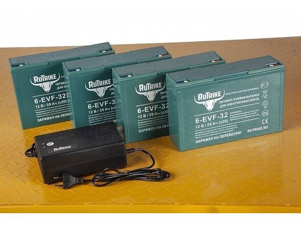 Платформенная электрическая тележка RuTrike ПЛИТА 2000