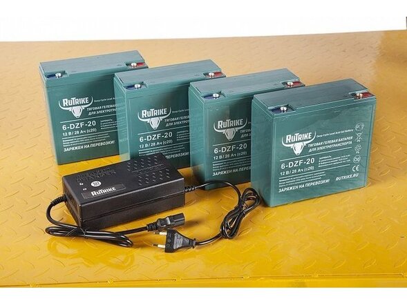 Платформенная электрическая тележка RuTrike ПЛИТА 2000