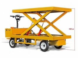 Платформенная электротележка RuTrike ПЛИТА ЛИФТЕР 1800