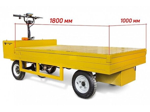 Платформенная электротележка RuTrike ПЛИТА ЛИФТЕР 1800