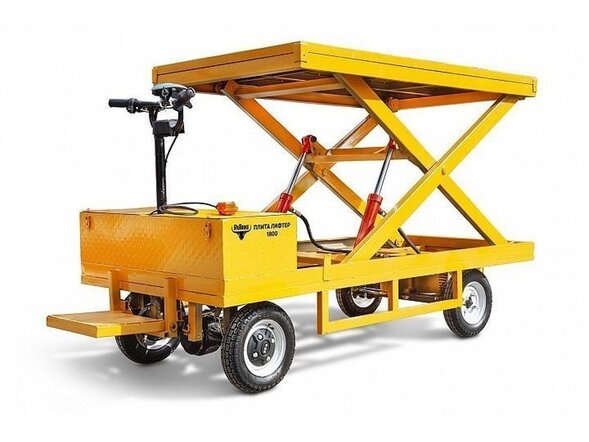 Платформенная электротележка RuTrike ПЛИТА ЛИФТЕР 1800