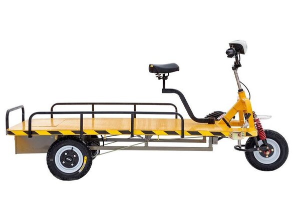 Платформенная тележка электрическая RuTrike ТАКСА ВАЙД