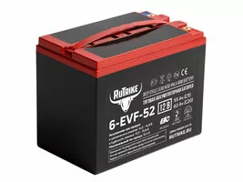 Тяговый аккумулятор RuTrike 6-EVF-52 (12V52A/H C3)