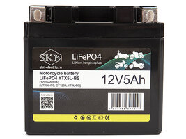 Аккумулятор для мототехники SKN LiFePO4 YTX5L-BS (12V/5Ah/80A)
