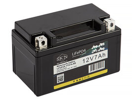 Аккумулятор для мототехники SKN LiFePO4 YTX7A-BS (12V/7Ah/105A)