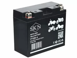 Аккумулятор стартерный для мототехники SKN YT12B-4 (12V/10Ah/155A)