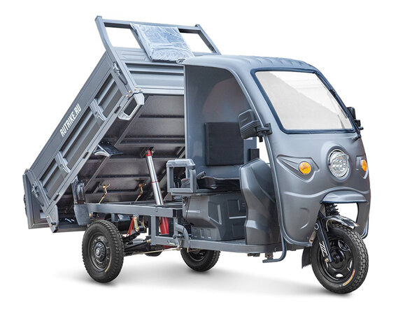 Грузовой электрический трицикл Rutrike D5 КАБИНА гидравлика 1700 (60V1200W)