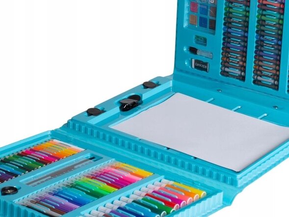 Набор для рисования с мольбертом 208 предметов