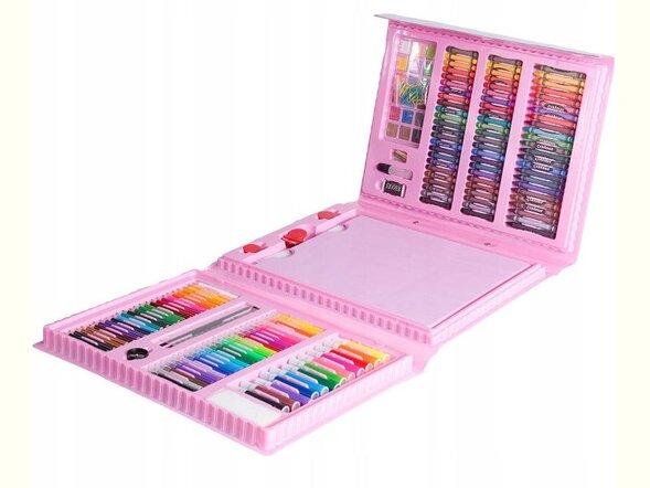 Набор для рисования с мольбертом 208 предметов