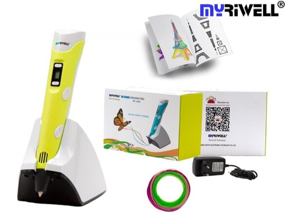 3D-Ручка MyRiwell с LCD-дисплеем RP-200B (беспроводная)