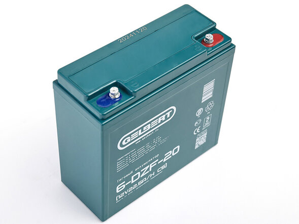 Аккумулятор тяговый Gelbert 6-DZF-20 (12V21A/H C3)