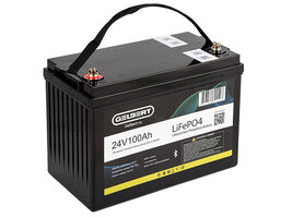 Аккумуляторная батарея литиевая Gelbert LiFePO4 (24V/100Ah/120A) Bluetooth