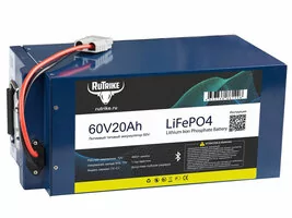 Аккумуляторная батарея литиевая Rutrike LiFePO4 (60V/20Ah/30A BT)