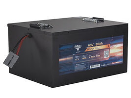 Аккумуляторная батарея литиевая Rutrike LiFePO4 (60V/80Ah/80A BT)